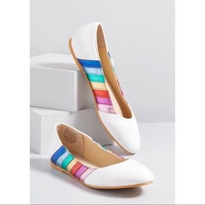 Rainbow flats.